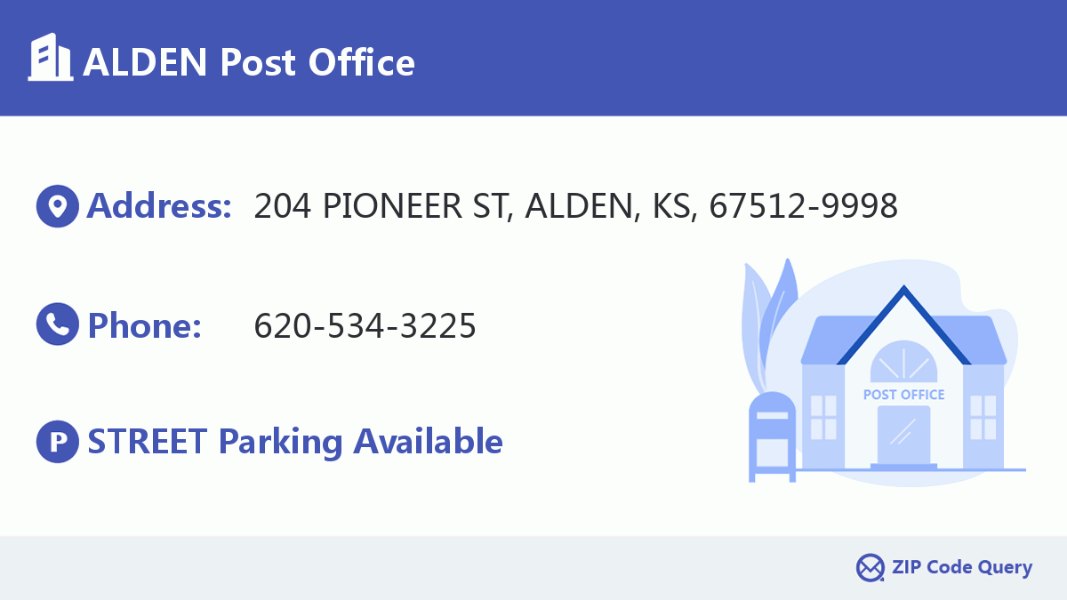 Post Office:ALDEN