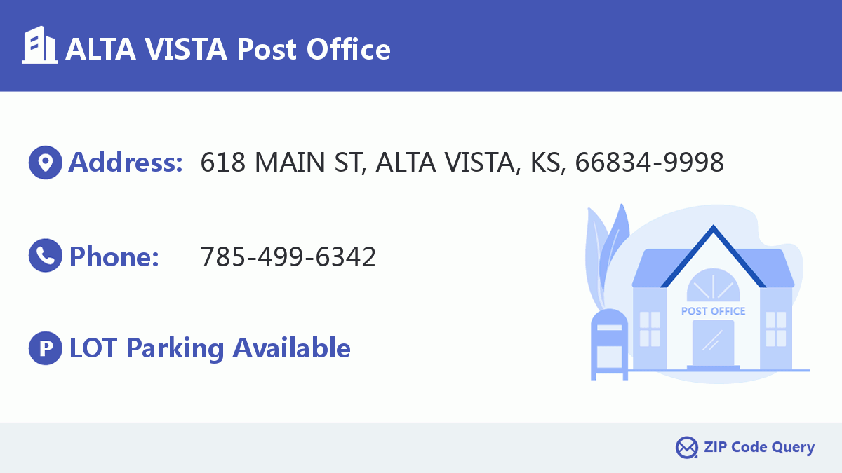 Post Office:ALTA VISTA