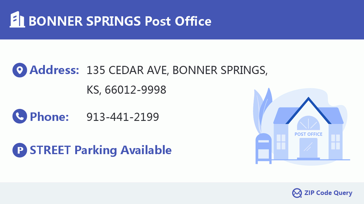 Post Office:BONNER SPRINGS
