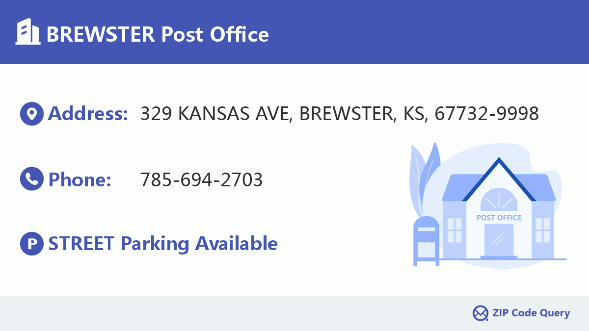 Post Office:BREWSTER