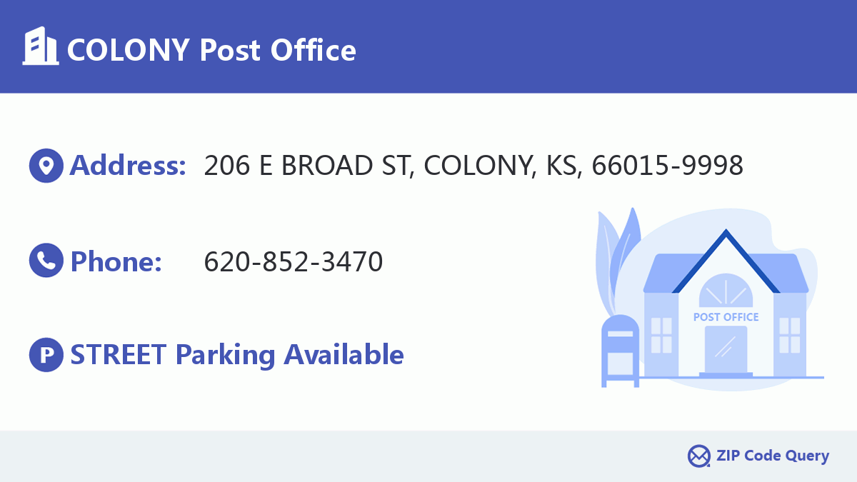 Post Office:COLONY