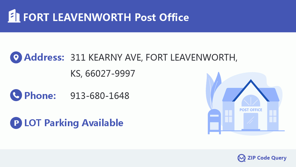Post Office:FORT LEAVENWORTH