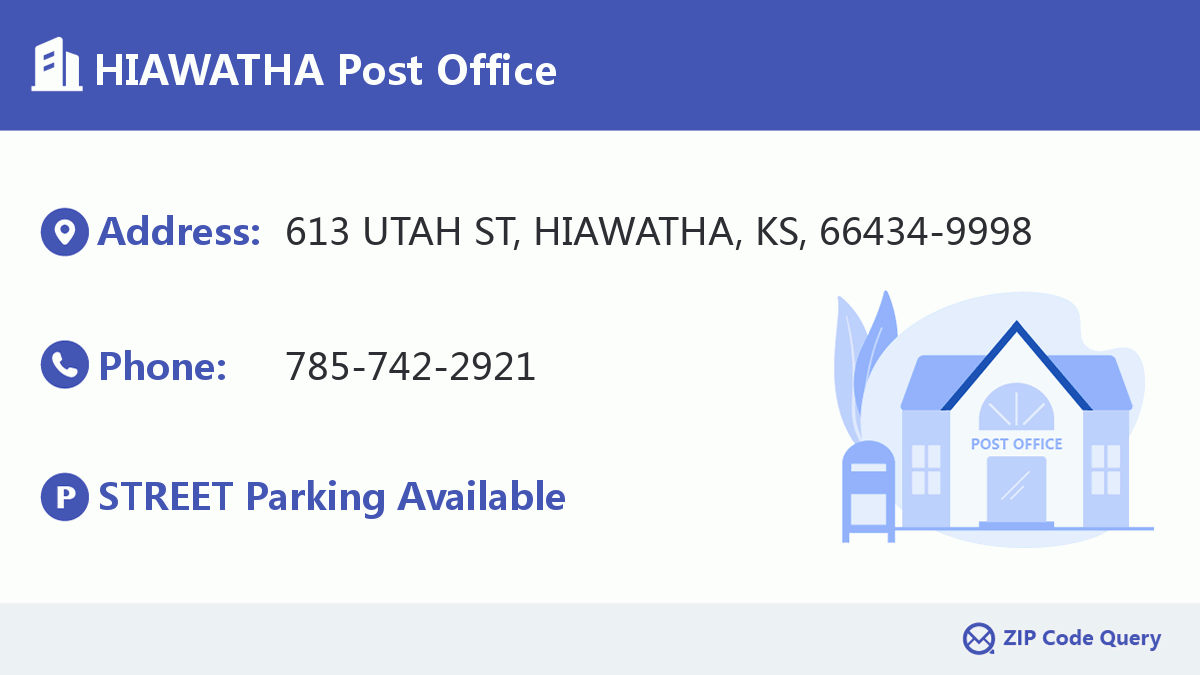 Post Office:HIAWATHA