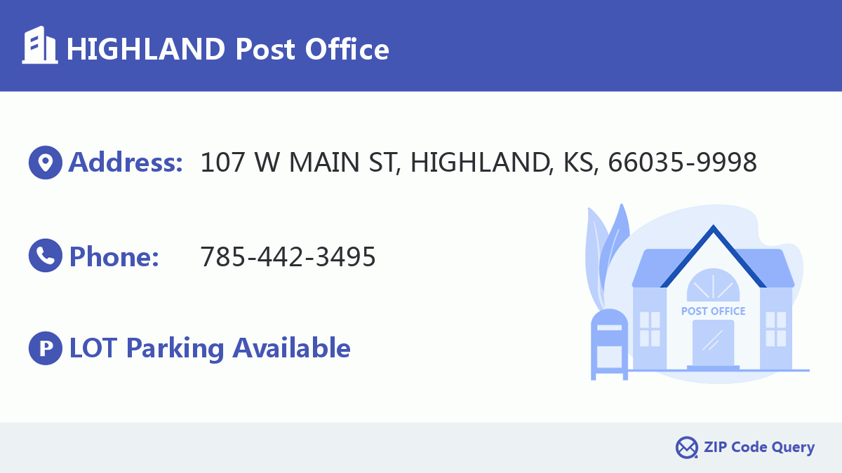 Post Office:HIGHLAND