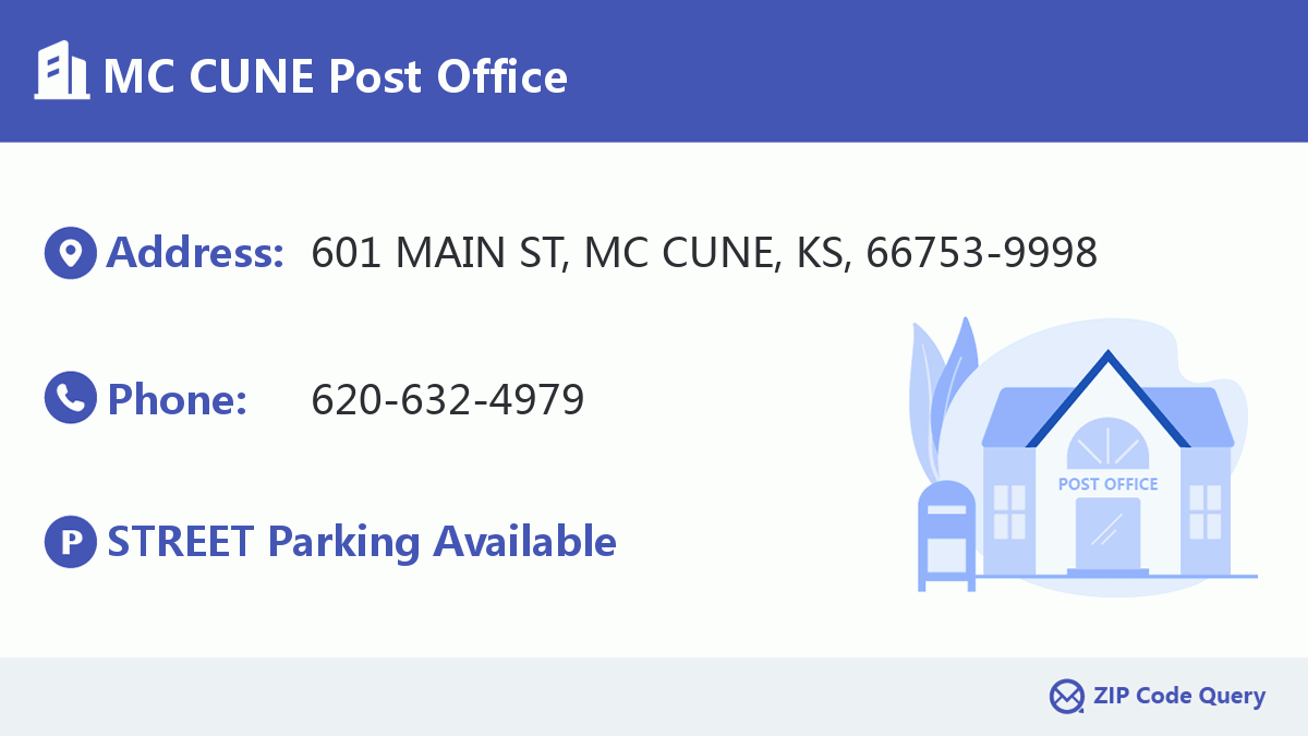 Post Office:MC CUNE