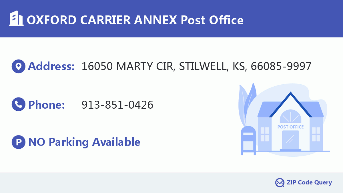 Post Office:OXFORD CARRIER ANNEX