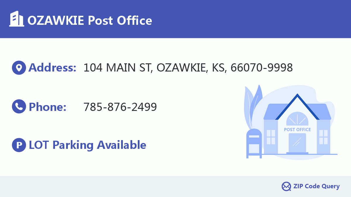 Post Office:OZAWKIE