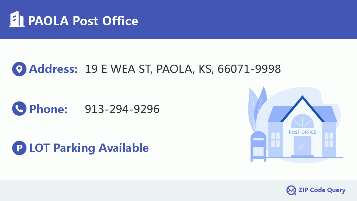 Post Office:PAOLA