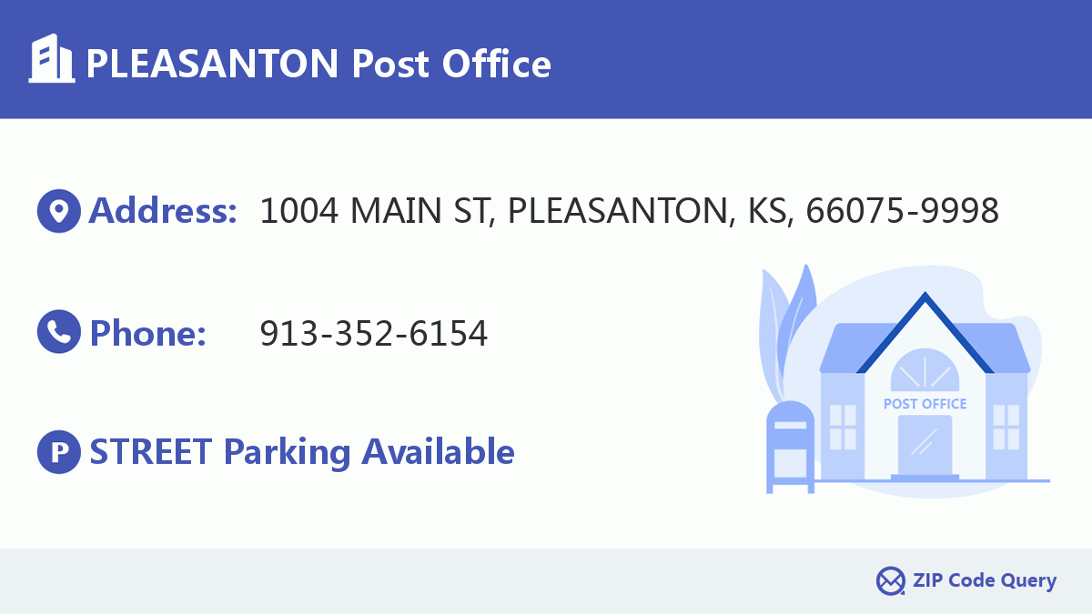 Post Office:PLEASANTON