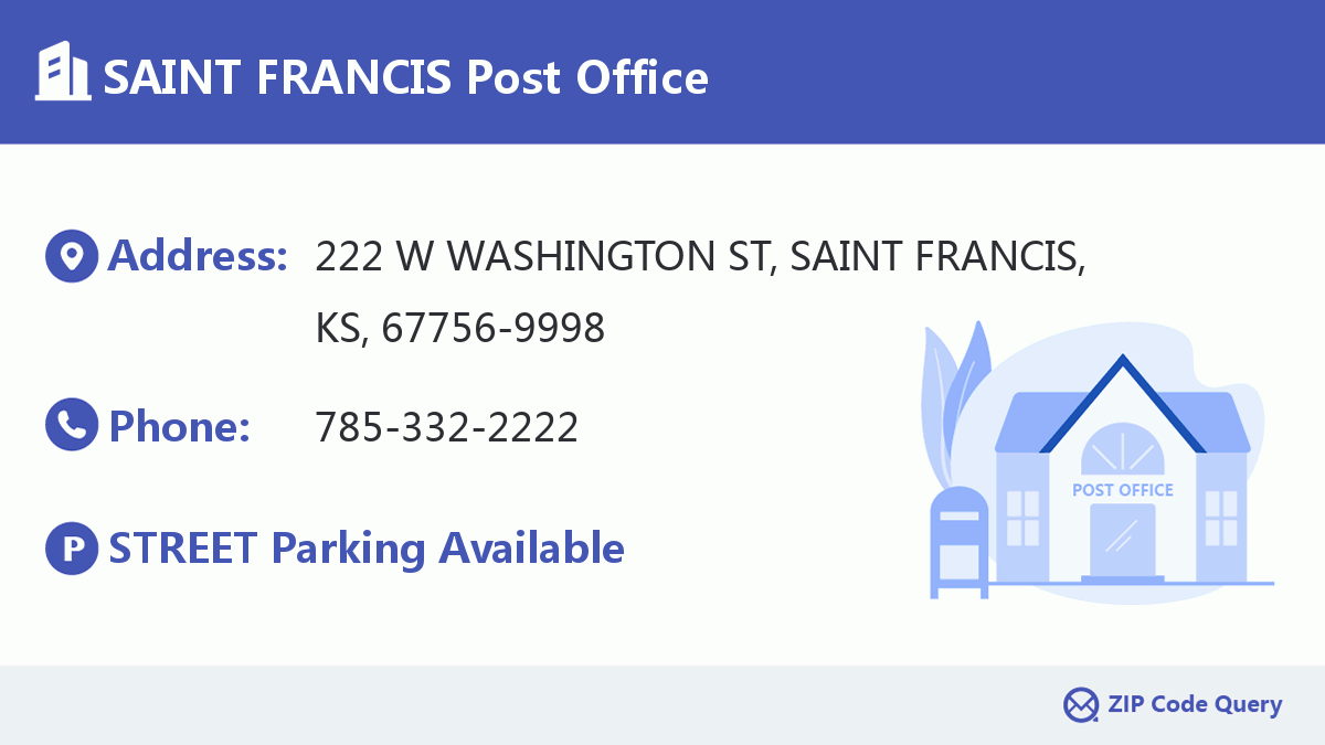 Post Office:SAINT FRANCIS