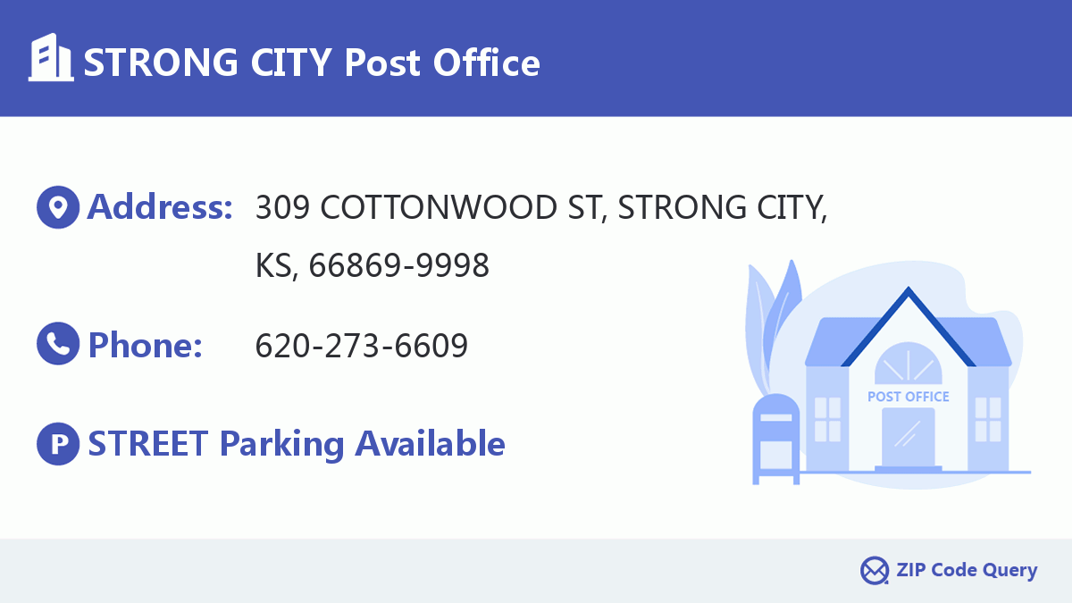 Post Office:STRONG CITY