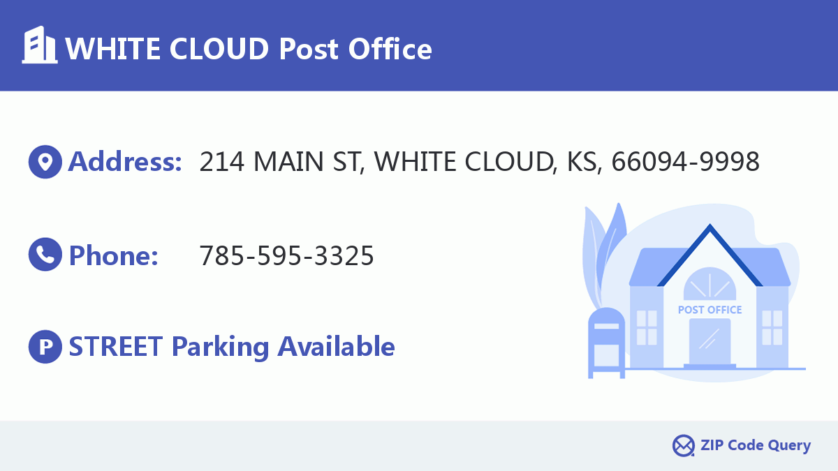 Post Office:WHITE CLOUD